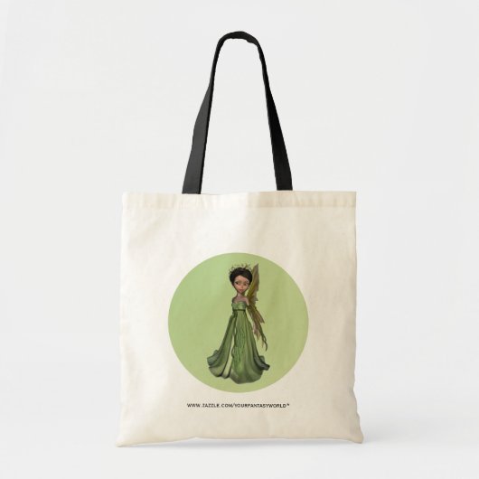 Groene fee tote bag (Voorkant)