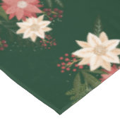 Groene Feestelijke Botanische Kerstvakantie Tafelkleed (Gekanteld)