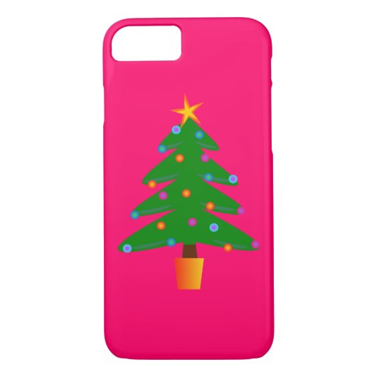 Groene feestelijke kerstboom Case-Mate iPhone case (Achterkant)