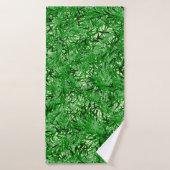 Groene Fern Bath set Badhanddoek (Badhanddoek)