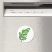 Groene fern, groene bladeren, botanische patronen magneet (Insitu (Vaatwasser))