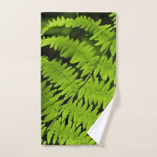 Groene fern handdoek (Handdoek)
