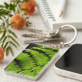 Groene fern sleutelhanger (Voorkant Rechts)