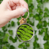 Groene fern sleutelhanger (Hand)