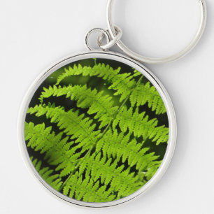 Groene fern sleutelhanger