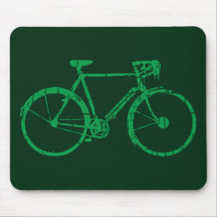 groene fiets . fietsen koel muismat