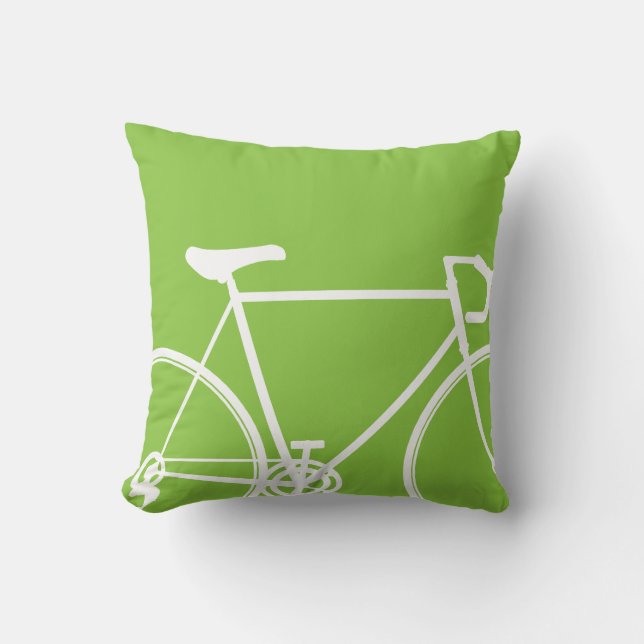 Groene fiets kussen (Voorkant)