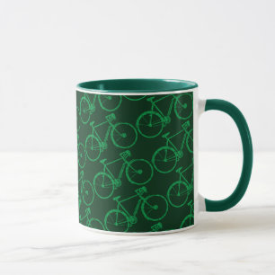 groene fiets mok
