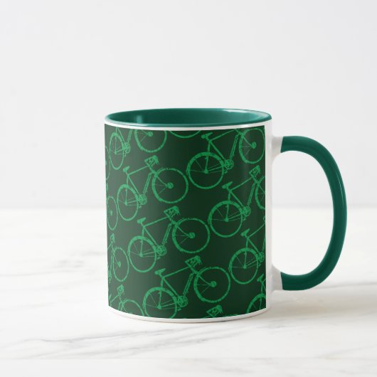groene fiets mok (Rechts)