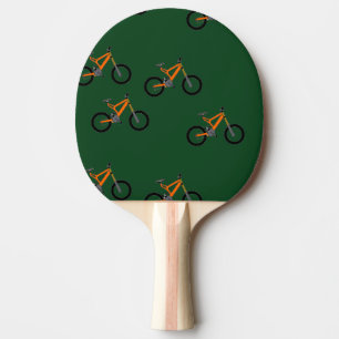 Groene fietsen tafeltennisbatje