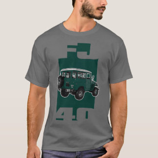 Groene FJ40 Landcruiser T-shirt