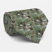 Groene flacon met Macro-Stropdas Stropdas (Opgerold)