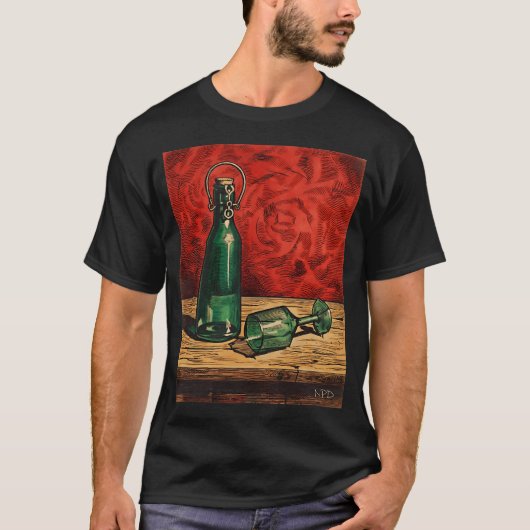 Groene Fles T-shirt (Voorkant)