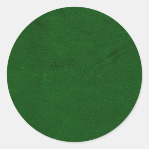 Groene Fluwelen Sjabloon Ronde Sticker