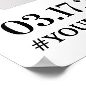 Groene Foliage Boho Bruidsfeest Foto Rekwisiet Poster (Hoek)