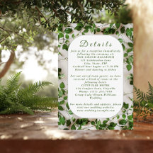 Groene Foliage Minimalistische Wedding Enclosure K