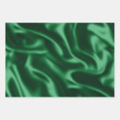 Groene Folie feestdag en feestdag Inpakpapier Vel (Voorkant 3)