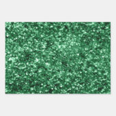 Groene Folie feestdag en feestdag Inpakpapier Vel (Voorkant 2)