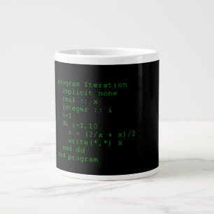 Groene Fortran Code Grote Koffiekop