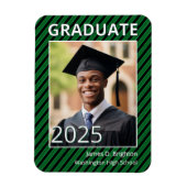 Groene Foto Afstudeerfeest Magneet (Verticaal)