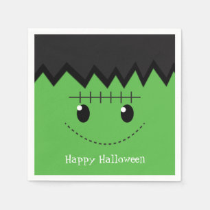 Groene Frankenstein Halloween Kostuum Feestservett Servetten