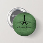 Groene Franse Vlaamse zoete 16 Button (Voorkant /achterkant)