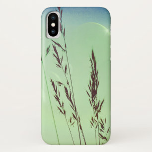 Groene fronten verlaten maanfstanden nachtelijke h iPhone x hoesje