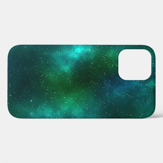 Groene Galaxy Nebula Case-Mate iPhone Case (Achterkant (horizontaal))