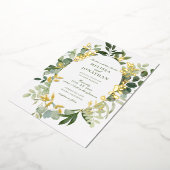 Groene Garden Wedding Uitnodiging (Gedraaid)