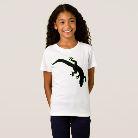 Groene GECKO-overzicht T-shirt (Voorkant volledig)