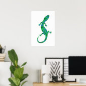 Groene gekko poster (Thuiskantoor)