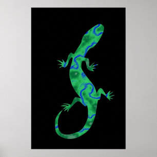 Groene gekko poster