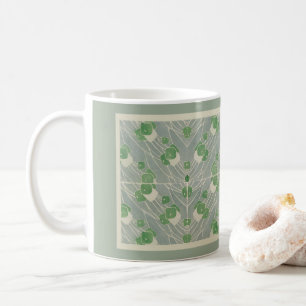 Groene geometrie 1915 Hannah Borger Overbeck Koffiemok