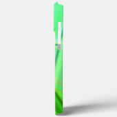 Groene geometrische vormen met kromme omtrek Case-Mate iPhone case (Achterkant / Links)