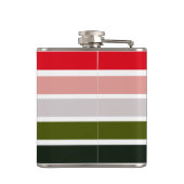 Groene gepersonaliseerde bruidsmeisje hipflacon heupfles (Achterkant)