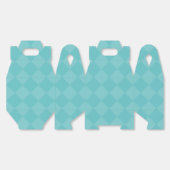 Groene geruite feestgunstendoos bedankdoosjes (Ongevouwen)