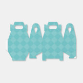 Groene geruite party favor doos bedankdoosjes (Uitgevouwen)