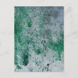 Groene gespikkelde steen Abstract, Charleston Briefkaart