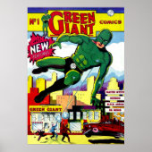Groene Giant  strips Poster (Voorkant)