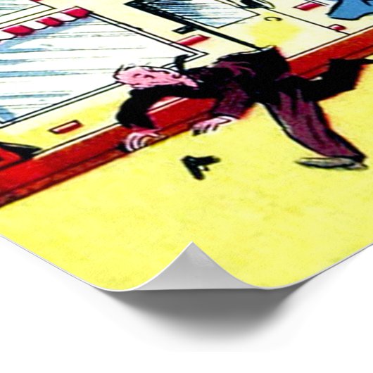 Groene Giant  strips Poster (Hoek)