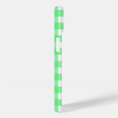 Groene gingham Case-Mate iPhone case (Achterkant / Rechts)
