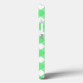 Groene gingham Case-Mate iPhone hoes (Achterkant / Links)