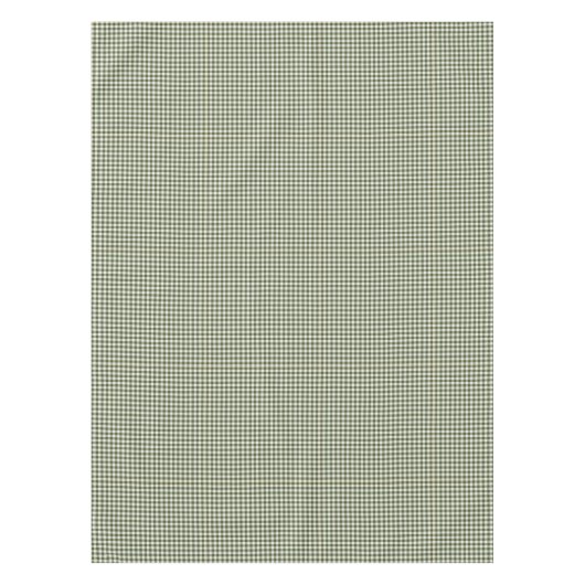 Groene gingham check plaid ontwerp Tafelkleed (Voorkant)