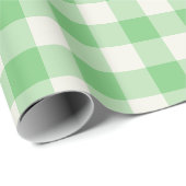 Groene Gingham - Inpakpapier (Rol Hoek)