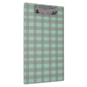 Groene Gingham Klembord (Rechts)