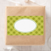 Groene Gingham Labels (Insitu)