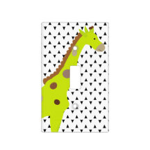 Groene Giraffe driehoeken Lichte Schakelaar Hoesje