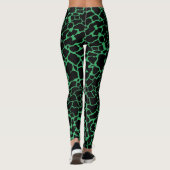 Groene Giraffe Leggings (Achterkant)