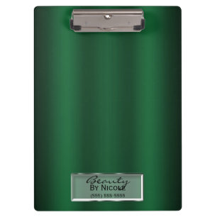 Groene Glans Elegante Glam Verpersoonlijkt Klembord