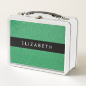 Groene Glitter, Glitter Achtergrond, Jouw naam (Voorkant)